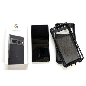 Google Pixel 7 Pro Verizon Phone, Crack on Case, Otterbox, 128MB, Working, READ